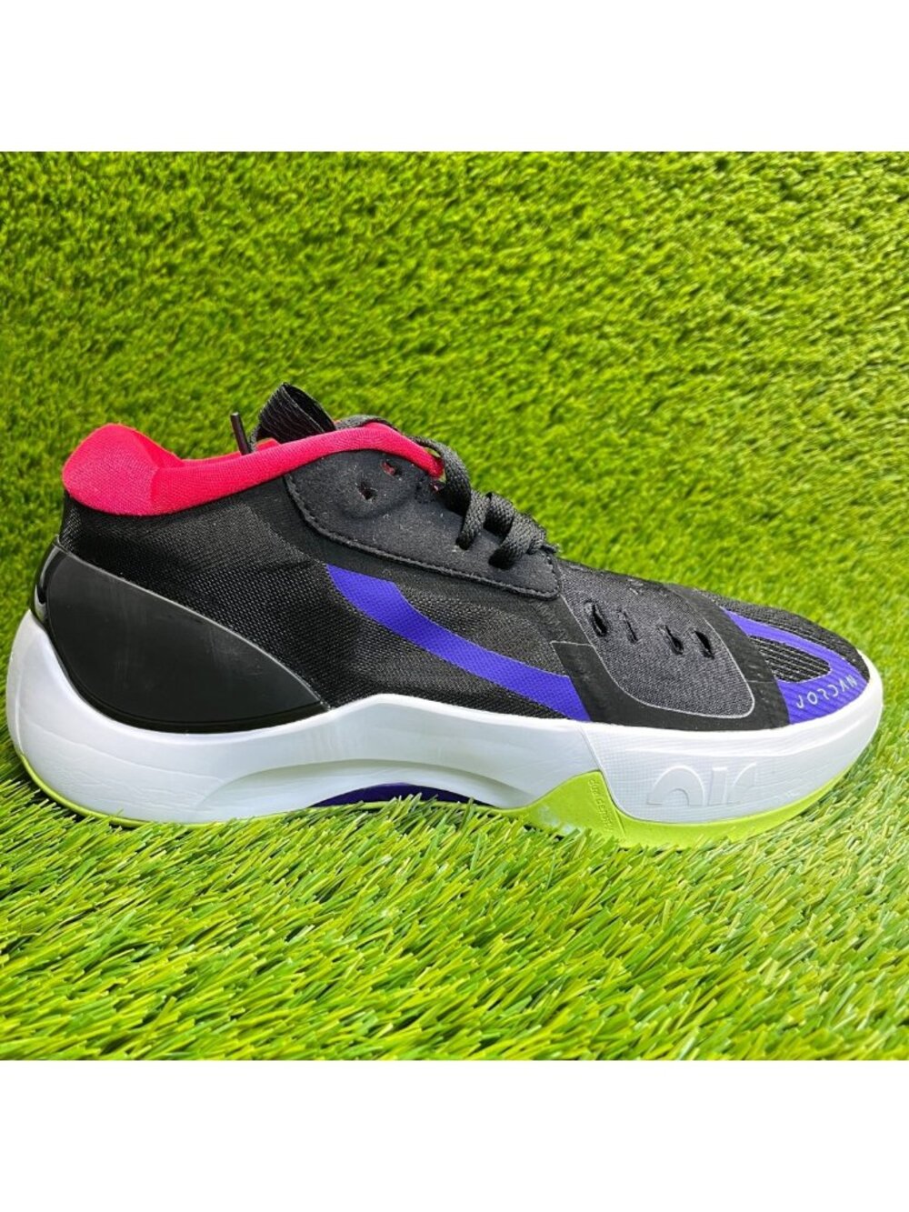 Nike Air Jordan Zoom Separate Mens Size 9.5 Black Basketball Shoes Sneakers